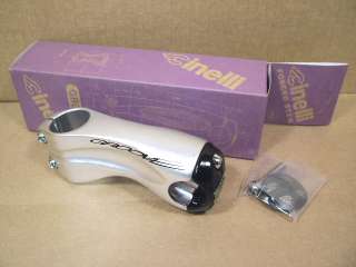   Cinelli Groove StemSilver with Black Clamp (90 mm/80 degree angle