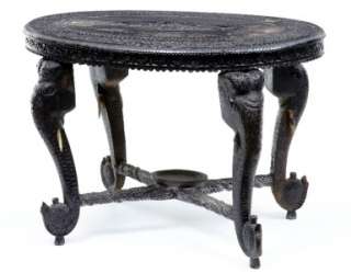 19TH CENTURY ANGLO INDIAN CARVED TABLE FOR RESTORATION  