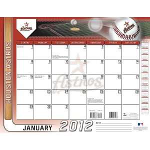  Houston Astros Team Desk Pad Calendar 22 X 17 Office 