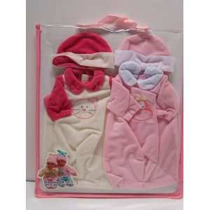   BABY DOLL OUTFITS WITH HATS FIT MOST 10   12 DOLLS 