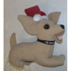   : Taco Bell Chihuahua 6 Plush Doll W/christmas HAT: Everything Else