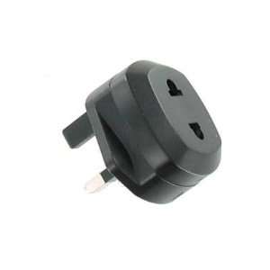 com UK Travel Plug Adapter with 13A Fuse Installed (US to UK) & (Euro 