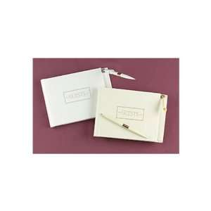  Ivory Small Guest Book Set 