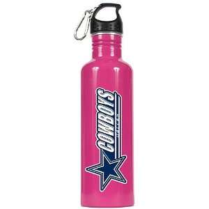  Great American Dallas Cowboys 34Oz Pink Aluminum Water 
