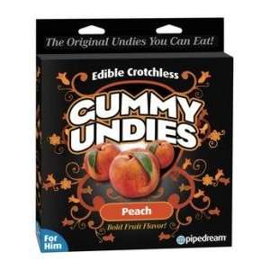  Edible Male Gummy Undies   Peach