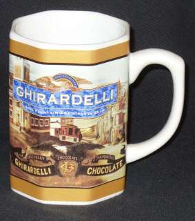 Ghirardelli Chocolates Mug Cup Octogon San Francisco  