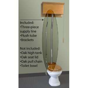   Toilet Supply Line, Flush Tube, & Bracket   Chrome