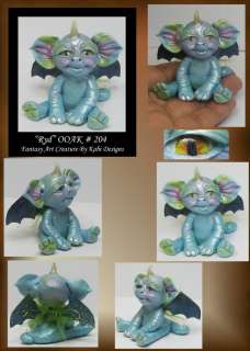 Art Doll Polymer Clay Fantasy Miniature ADSG CDHM OGLD IADR OOAK Fairy 
