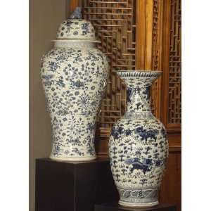  Blue and White Ming Grand Vase