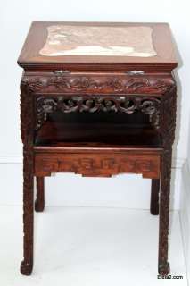 Antique quality carved Chinese table  