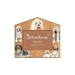    Lhasa Apso Dog House Frame 4x6 or 3x5 Pictures: Home & Kitchen