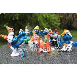   smurfs figures toys/cartoon figures toys/smurfs dolls Toys & Games