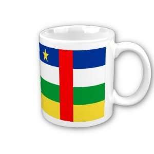  Central African Republic Flag Coffee Cup 