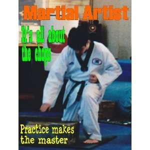  Custom Martial Artist Magazine Cover in brights: Health 