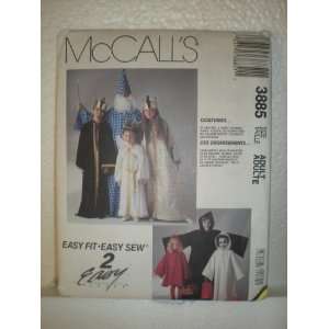 McCalls Pattern 3805 Adult Costumes [Size Tall] Arts 