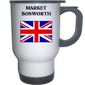  UK/England   MARKET BOSWORTH White Stainless Steel Mug 