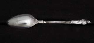 set of 6 nickel silver apostle teaspoons, boxed, lovely shine  