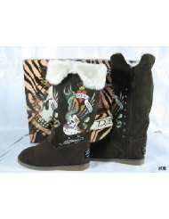 Ed Hardy By Christian Audigier Boot Woman Shoes