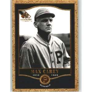  2001 Sp Legendary Cuts #58 Max Casey   Pittsburgh Pirates 