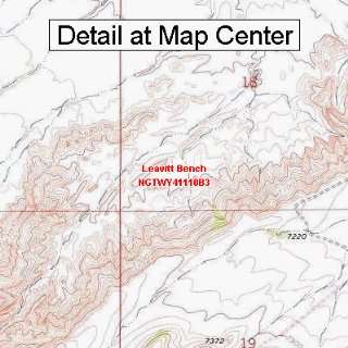   Map   Leavitt Bench, Wyoming (Folded/Waterproof)