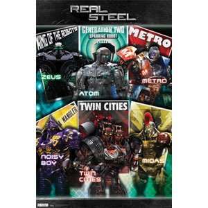  Real Steel   Posters   Movie   Tv: Home & Kitchen