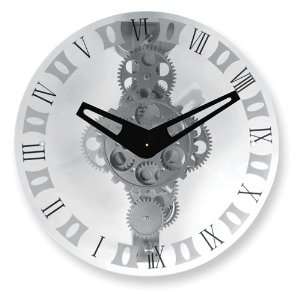  Glass Dial Moving gear Wall Clock Jewelry