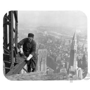  Construction of the Empire State Building Mouse Pad 