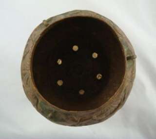 Vintage Antique Judaica Jewish Hebrew Relic Metal Goblet Incense Cup 