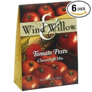 Wind & Willow Tomato Pesto Cheeseball, .92 Ounce Boxes (Pack of 6 