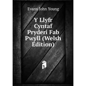   Cyntaf Pryderi Fab Pwyll (Welsh Edition): Evans John Young: Books