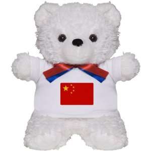  Teddy Bear White Chinese China Flag HD 