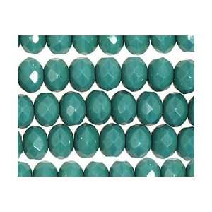   Turquoise Fire Polished Rondelle 6x9mm Beads Arts, Crafts & Sewing