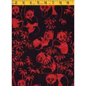    Quilting fabric Hoffman Bali Batik Red Panda Arts, Crafts & Sewing