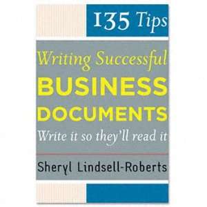  Mifflin 135 Tips for Writing Successful Business Documents BOOK,TIPS 