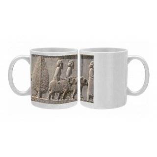 Photo Mugs of Carved reliefs of rams from Asia Minor on the Apadana 