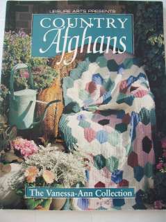 Leisure Arts Country Afghans Vanessa Ann Collection Crochet Afghan 