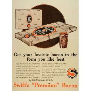  1917 Ad Swifts Bacon Package Parchment Wrap Boxes WWI 