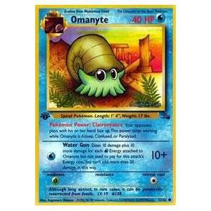  Pokemon   Omanyte (52)   Fossil Toys & Games