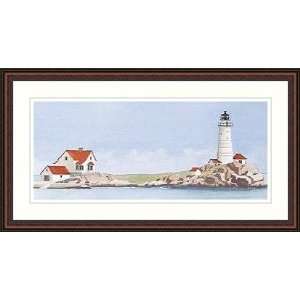  Boston Light by Andras Kaldor   Framed Artwork