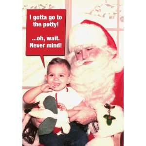 Gotta go to the Potty!   Boxed Holiday Christmas Greeting Cards   Set 