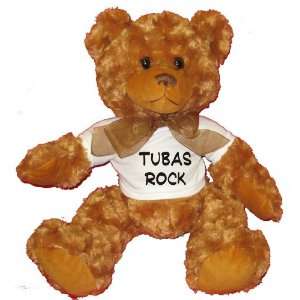  Tubas Rock Plush Teddy Bear with WHITE T Shirt: Toys 