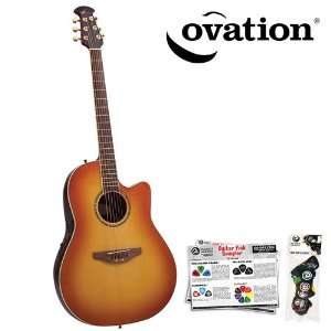  Ovation Celebrity CC24S TTB Acoustic Electric Guitar with 