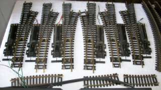   Brass Track Double Layout 2 Tech II xformers 6 Turnouts & More  