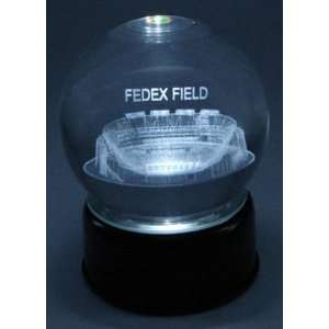 FEDEX FIELD ETCHED IN CRYSTAL