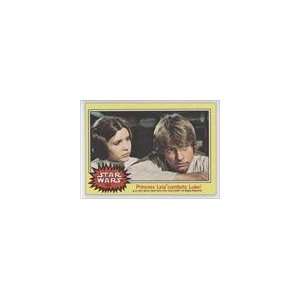  1977 Star Wars (Trading Card) #154   Princess Leia comforts Luke 