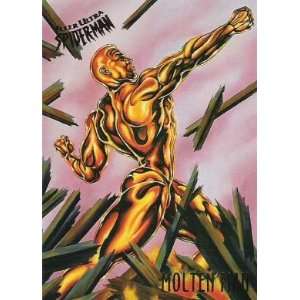   Fleer Ultra Marvel Spider Man Card #38 : Molten Man: Sports & Outdoors