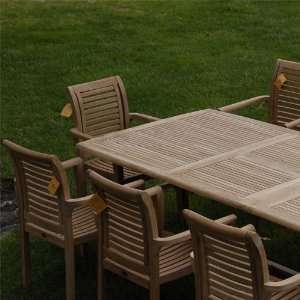   Table & 10 Balina Arm Chairs & Cushions: Patio, Lawn & Garden