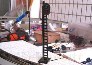 pcs O Scale 2 aspects Railway LEDs Signals Green/Red  