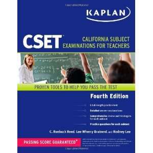 com Kaplan CSET California Subject Examinations for Teachers (Kaplan 