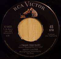 Northern Soul 45 KETTY LESTER   I Trust You Baby   RCA VICTOR Records 